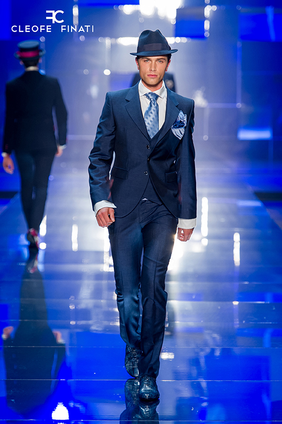 Giuseppe Rossi wears the Cleofe Finati Deep Blue suit Cleofe Finati