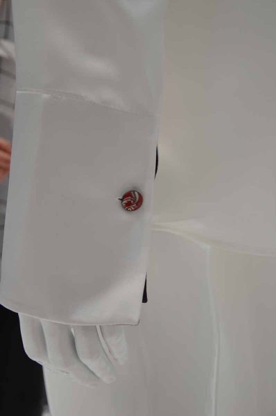 Camicia panna abito da uomo glamour nero rosso rubino ecru made in Italy 100% by Cleofe Finati