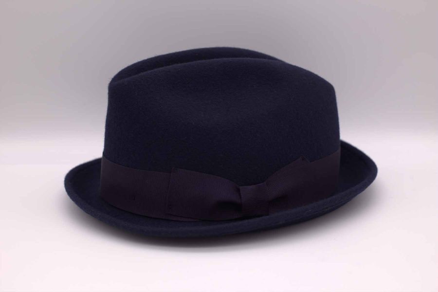 Cappello blues blu notte abito da uomo glamour rosso bordeaux bordò made in Italy 100% by Cleofe Finati