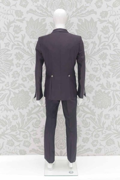 Cloud grey fashion wedding suit 100% made in Italy by Cleofe Finati