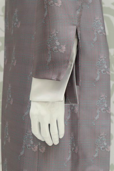 Giacca abito da uomo glamour lusso rosa salvia made in Italy 100% by Cleofe Finati