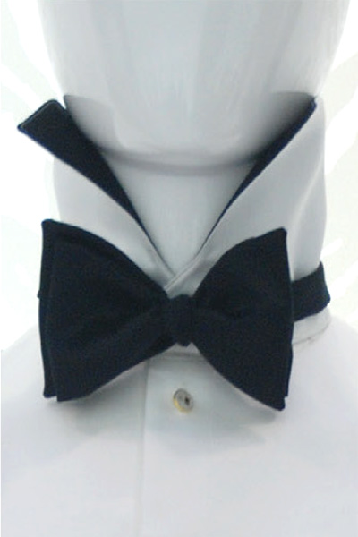 Black white bow tie glamour men's suit black and white 100% made in Italy by Cleofe Finati