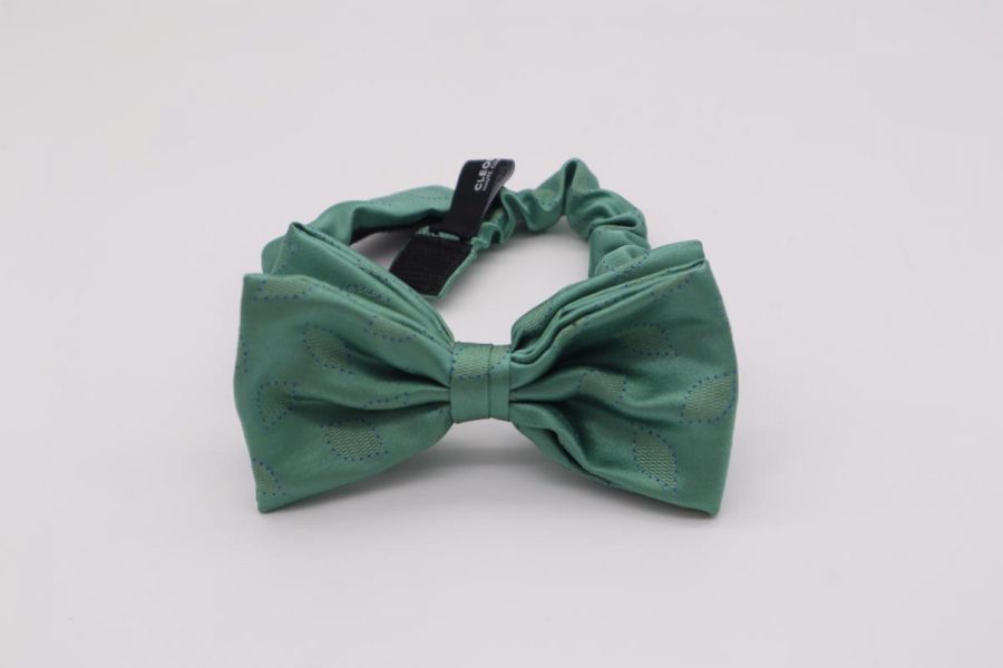 Man's green bow tie woman's papillon little boys and girls' bow tie Lemon Made in Italy 100% by Cleofe Finati