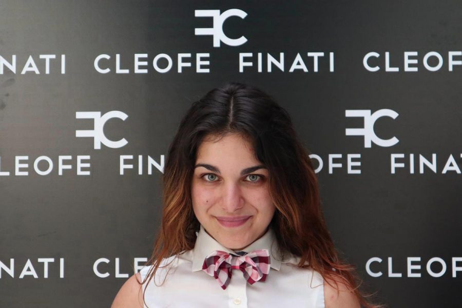 Man's red bow tie woman's papillon little boys and girls' bow tie Cherry Made in Italy 100% by Cleofe Finati
