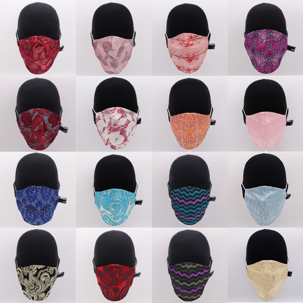 100% MADE IN ITALY SILK MASKS