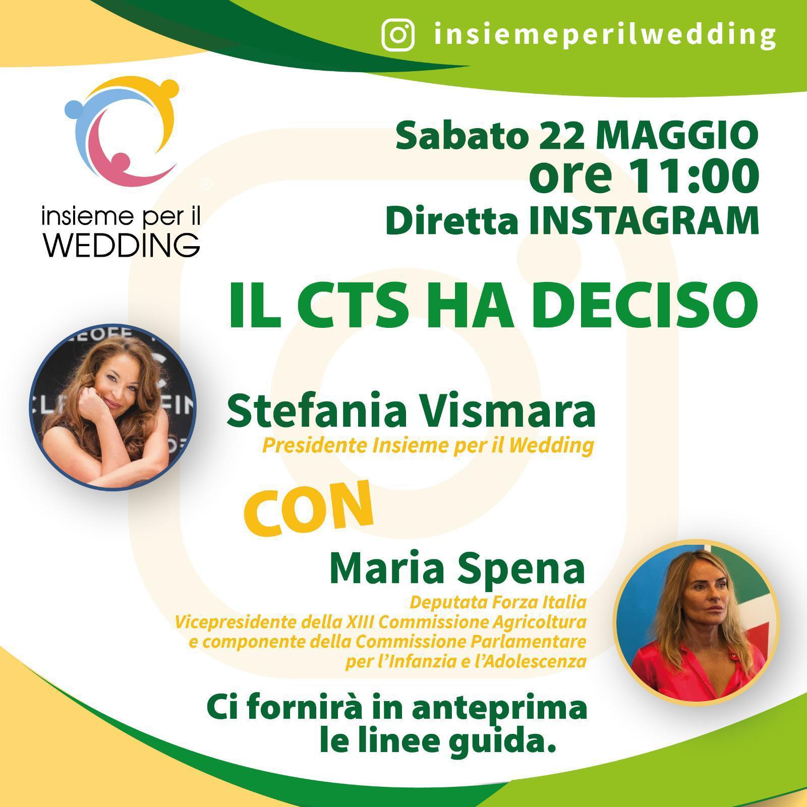 THE Scientific Technical Committee (CTS) HAS DECIDED THE RULES OF WEDDINGS IN ITALY
