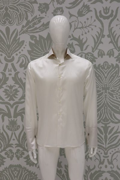 Camicia panna abito da sposo fashion havana made in Italy 100% by Cleofe Finati