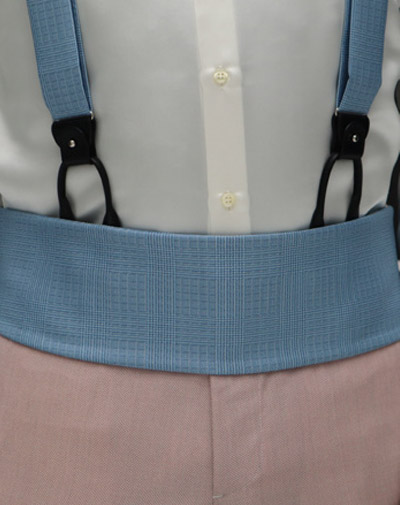 Cintura fascia in tessuto abito da sposo fashion rosa made in Italy 100% by Cleofe Finati