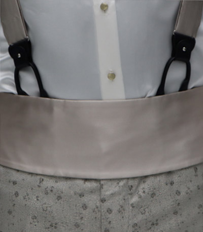 Cintura fascia in tessuto abito da uomo glamour lusso oro lavato made in Italy 100% by Cleofe Finati