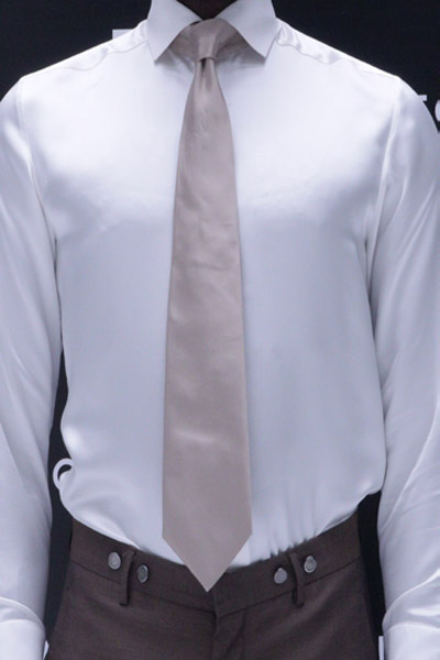 Cravatta abito da sposo fashion marrone made in Italy 100% by Cleofe Finati