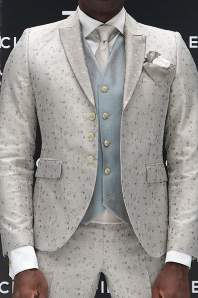 Giacca abito da uomo glamour lusso oro lavato made in Italy 100% by Cleofe Finati