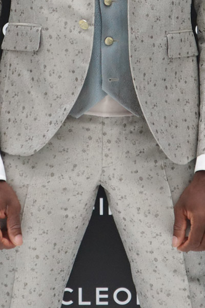 Pantalone abito da uomo glamour lusso oro lavato made in Italy 100% by Cleofe Finati