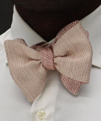 Papillon dandy double abito da sposo boho chic rosa made in Italy 100% by Cleofe Finati