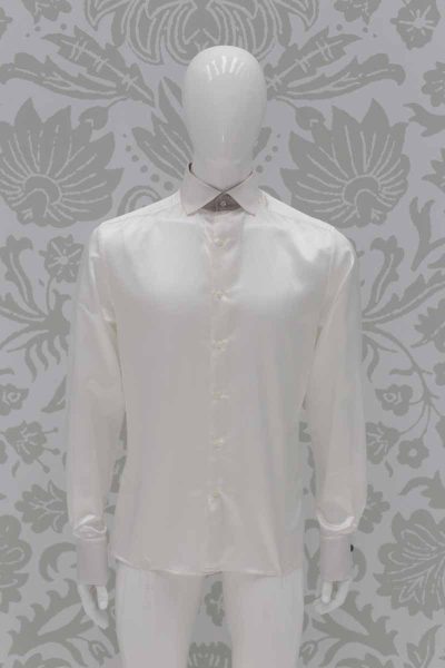 Cream shirt fashion wedding suit navy blue 10 by Cleofe Finati