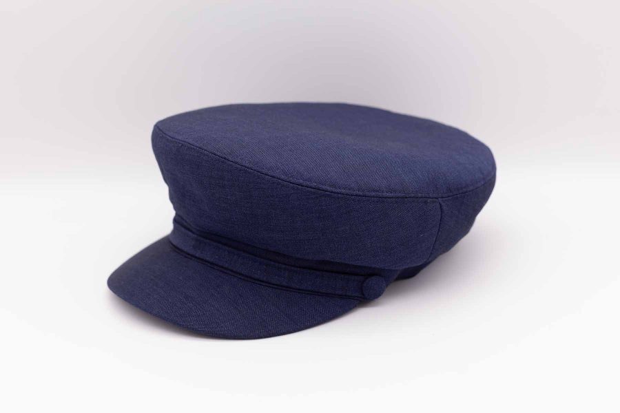 Cappello uomo litis abito da sposo fashion blu navy made in Italy 100% by Cleofe Finati