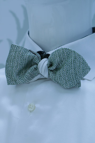 Papillon dandy double abito da sposo verde made in Italy 100% by Cleofe Finati