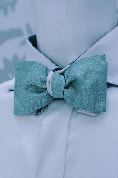 Papillon blue wedding suit 100% made in italy by Cleofe Finati