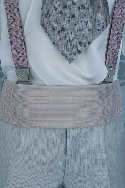 Cintura fascia in tessuto abito da sposo pannai made in Italy 100% by Cleofe Finati